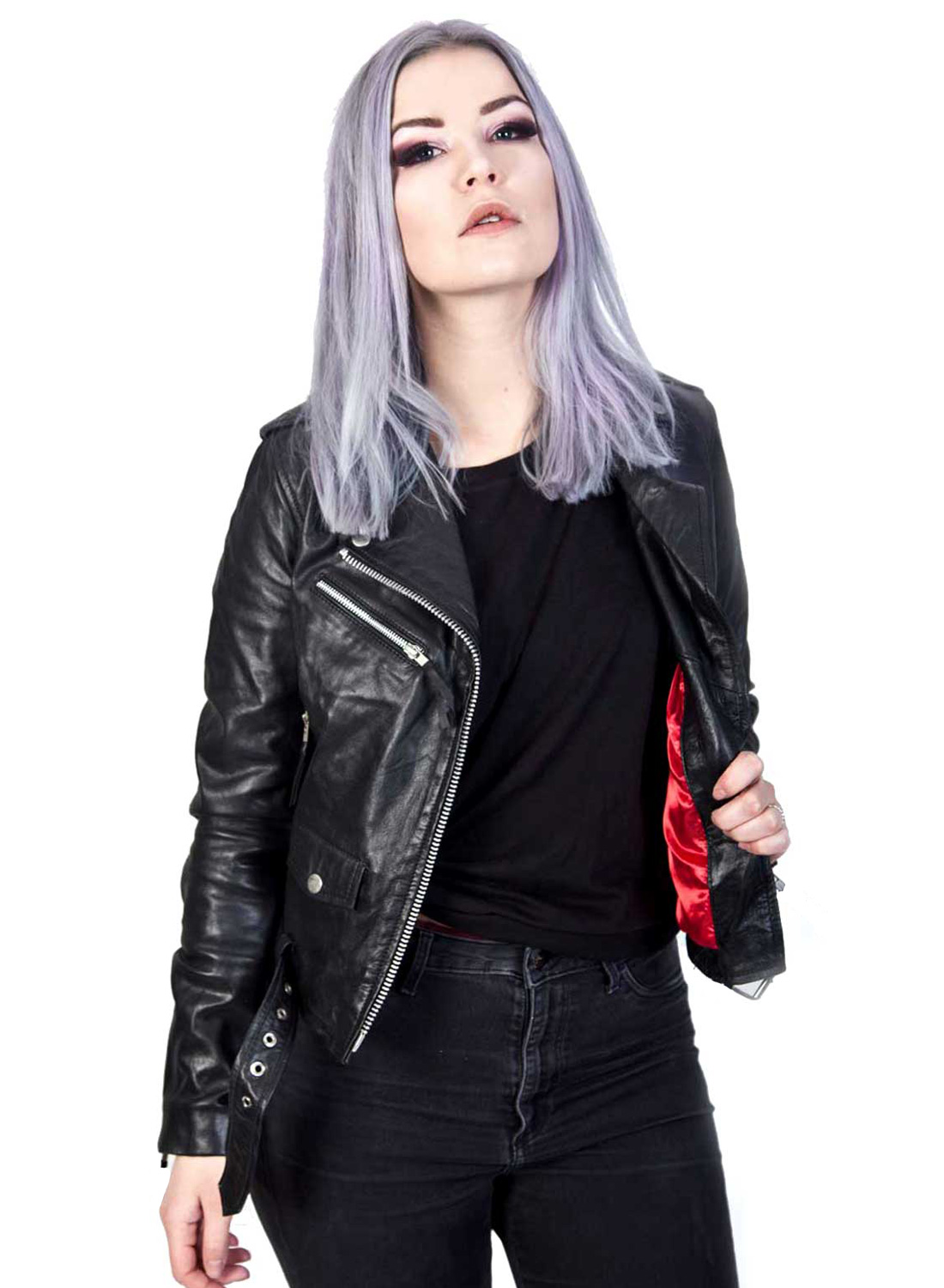 Rullanahkatakki tytöille