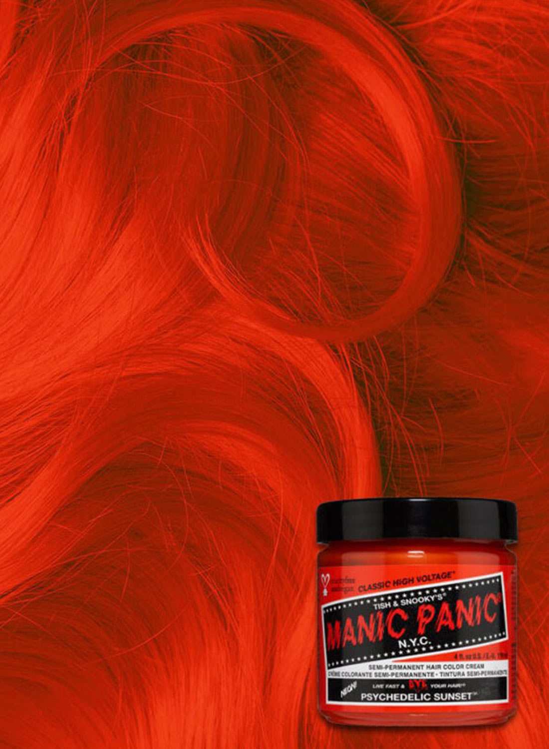 Klassinen psykedeelinen auringonlasku