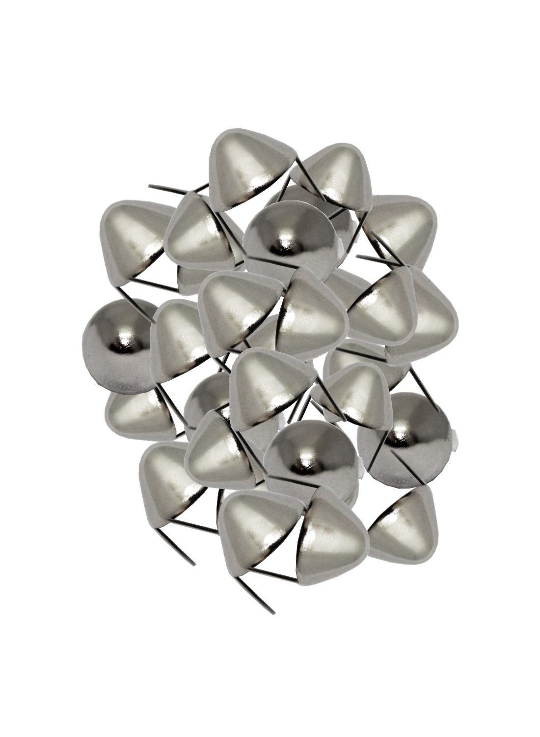 100 keskikokoista Con-nappia