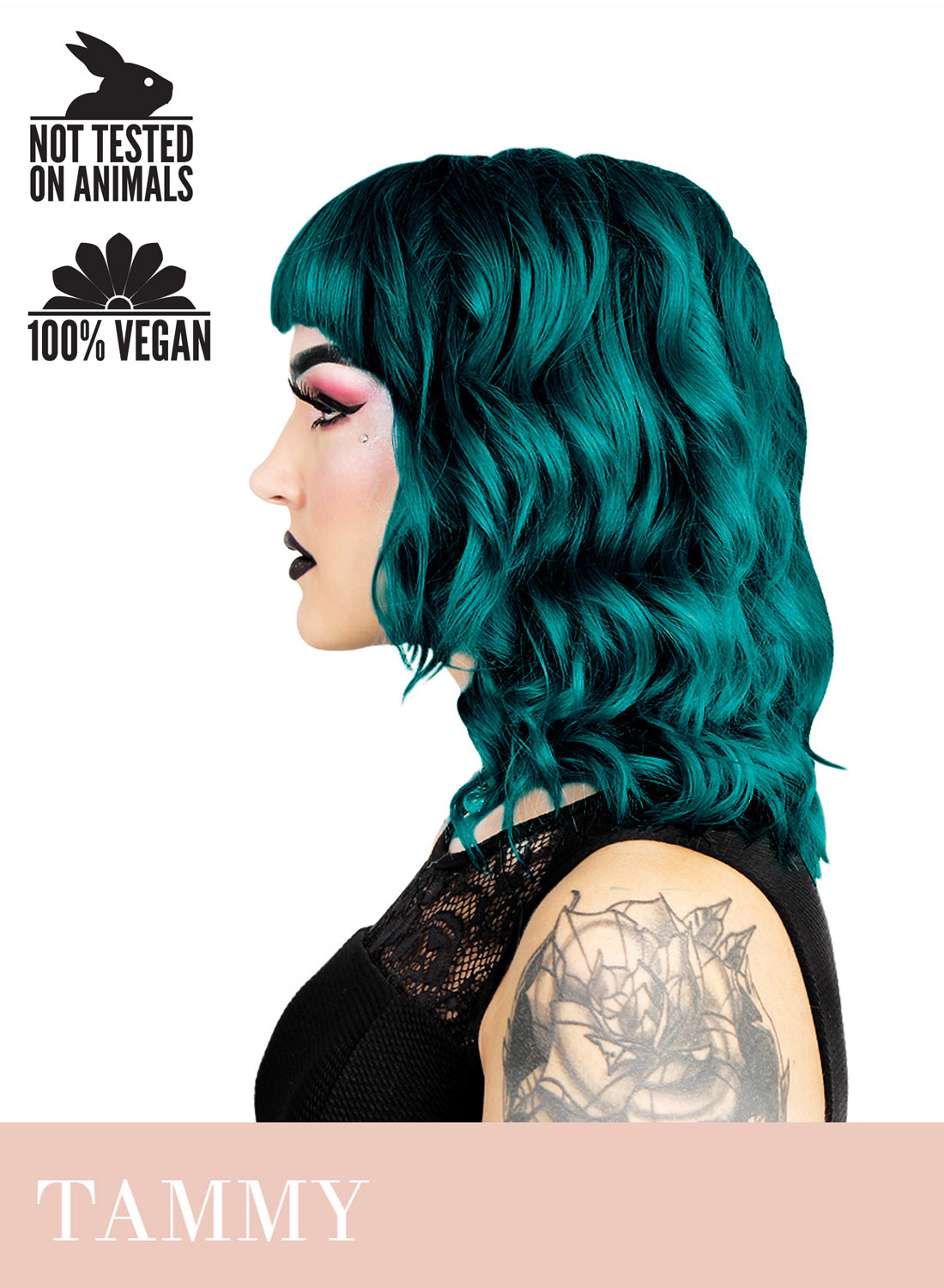 Herman's Tammy turkoosi hiusväri