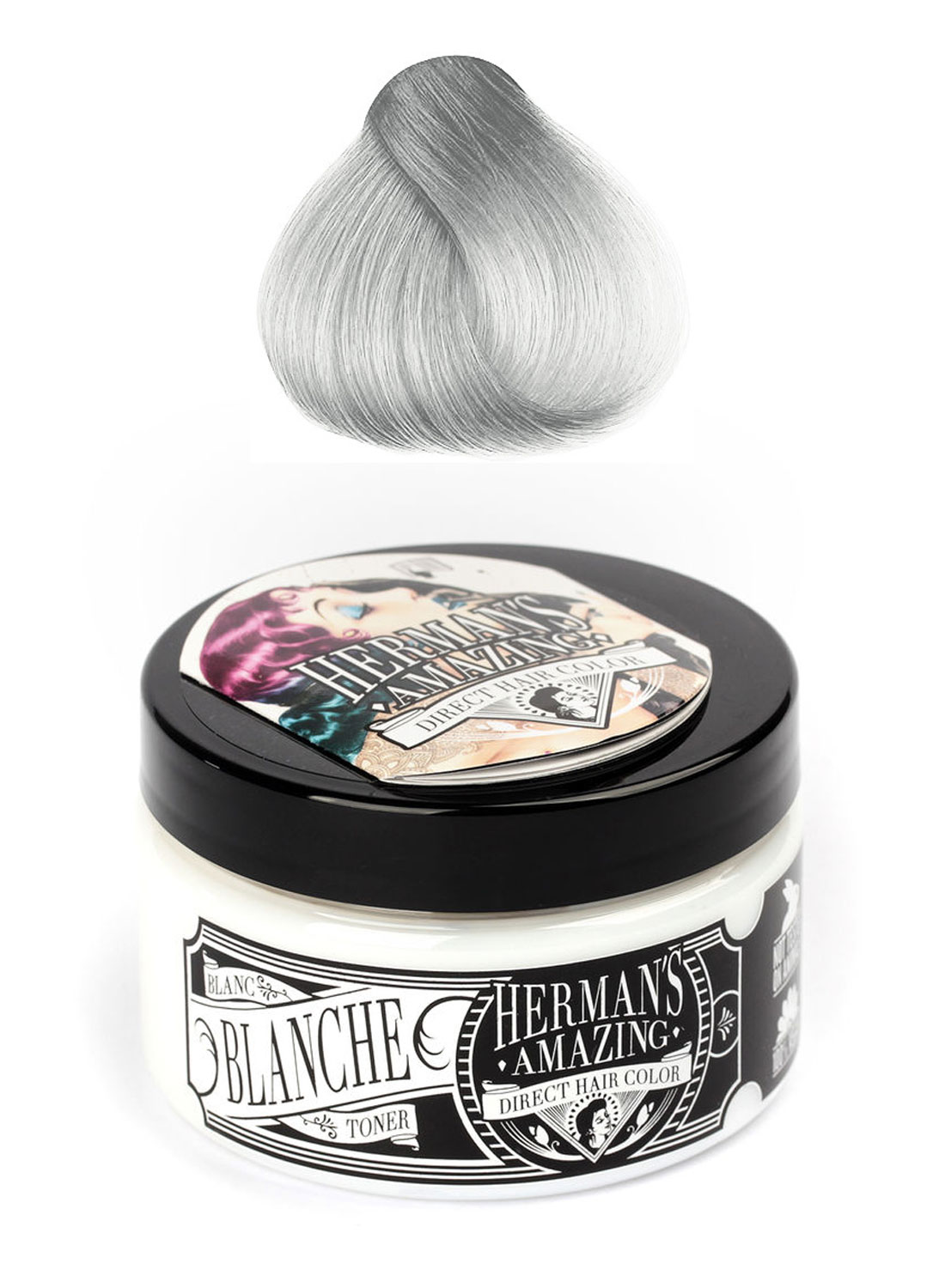 Herman's Blanc Blanche Toner -hiusvärin mikseri