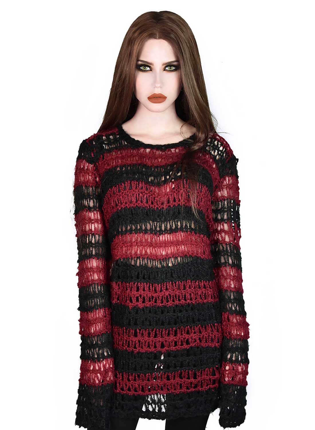 Killstar Elmstreetin tekomohair-neulepusero