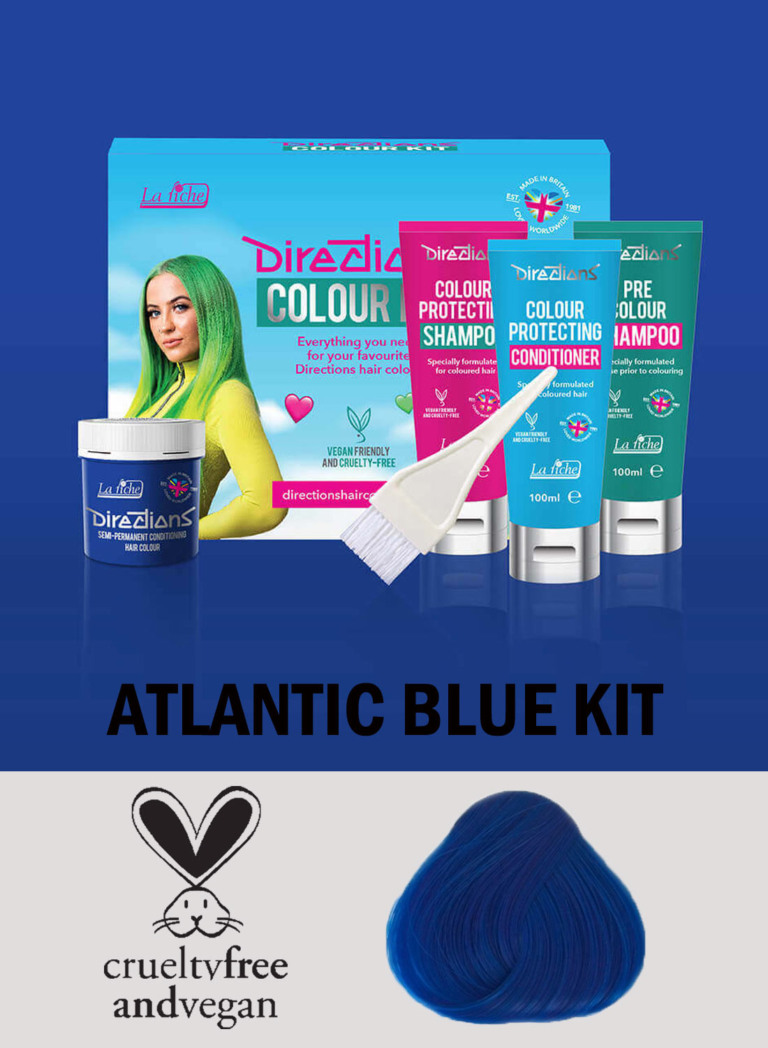 Ohjeet Atlantic Blue -pakkaukseen