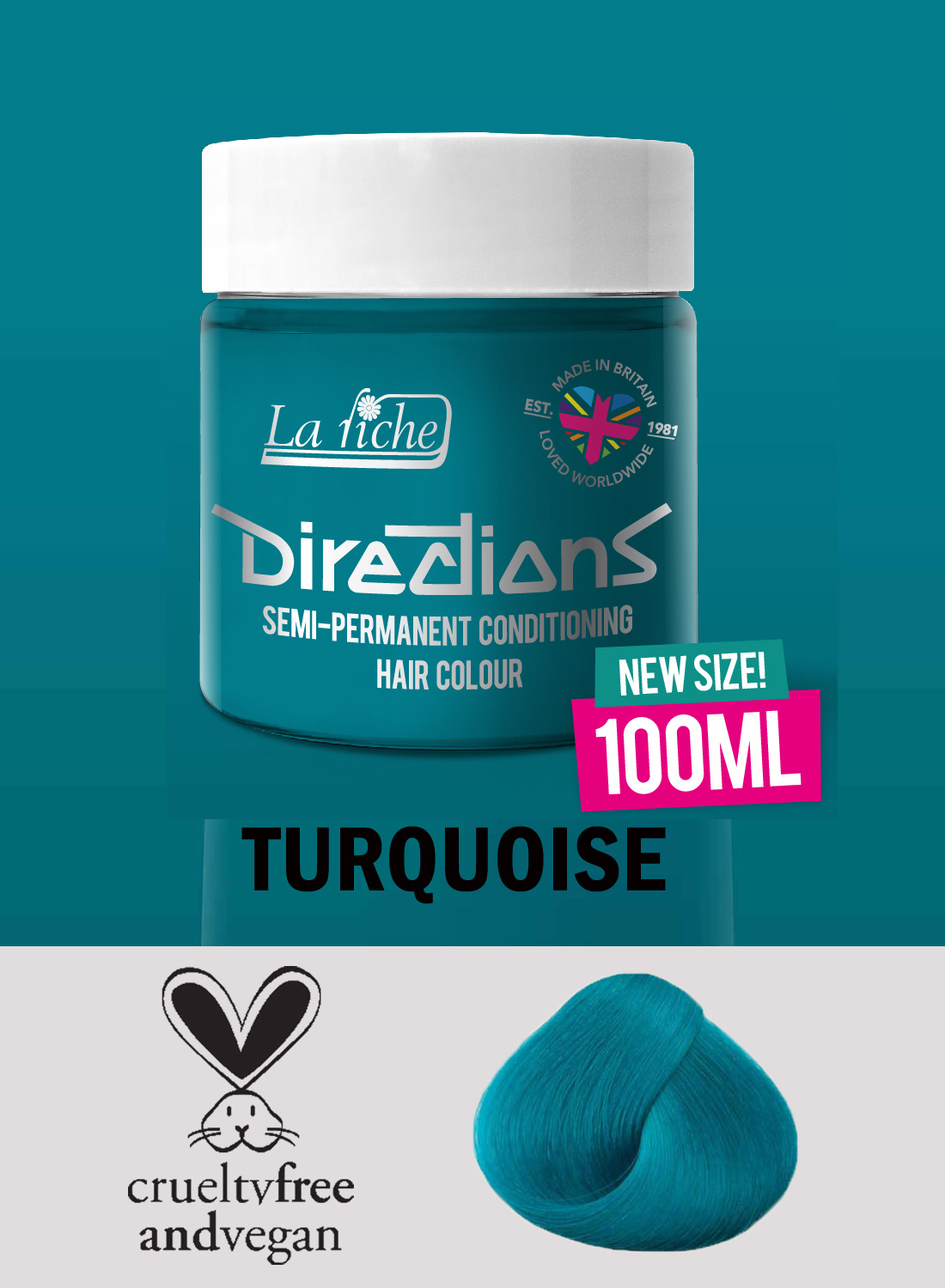 Ohjeet hiusvärille turkoosi