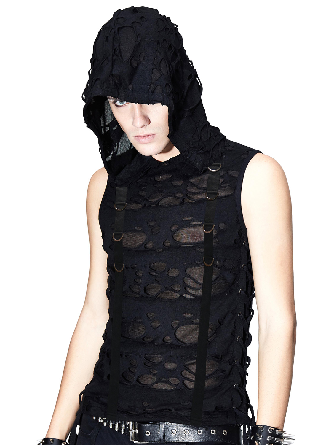 Hihaton huppari Night Shadow -huppari musta