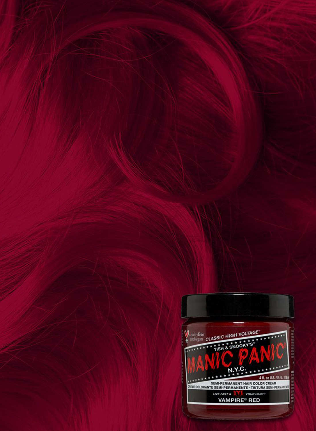 Klassinen vampyyrinpunainen