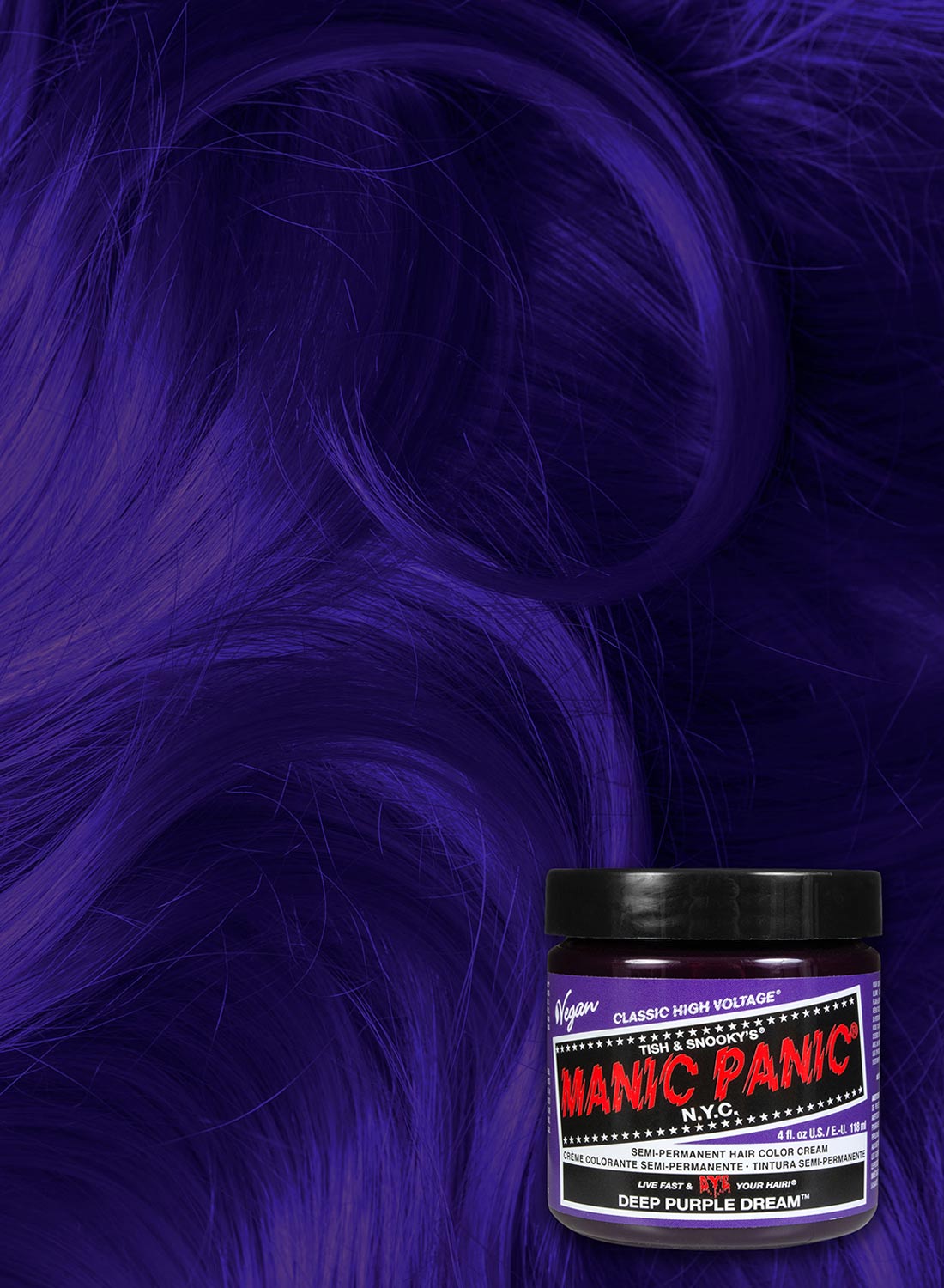 Klassinen syvän violetti unelma