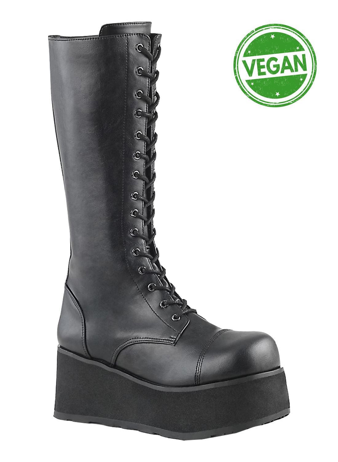 Demonia Trashvill-502 PU Musta