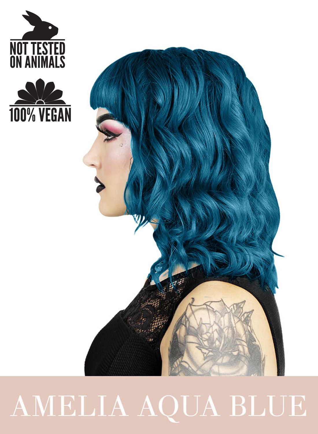 Herman's Amelia Aqua Blue -hiusväri