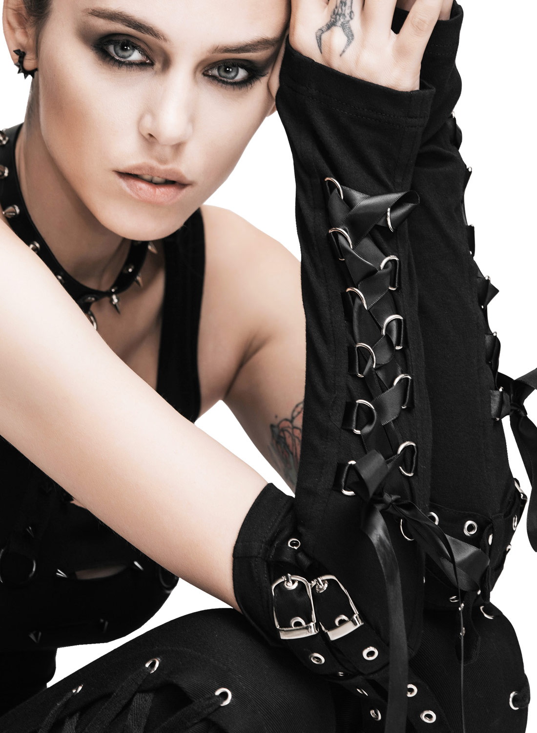 Dolly Black -käsivarsien lämmittimet