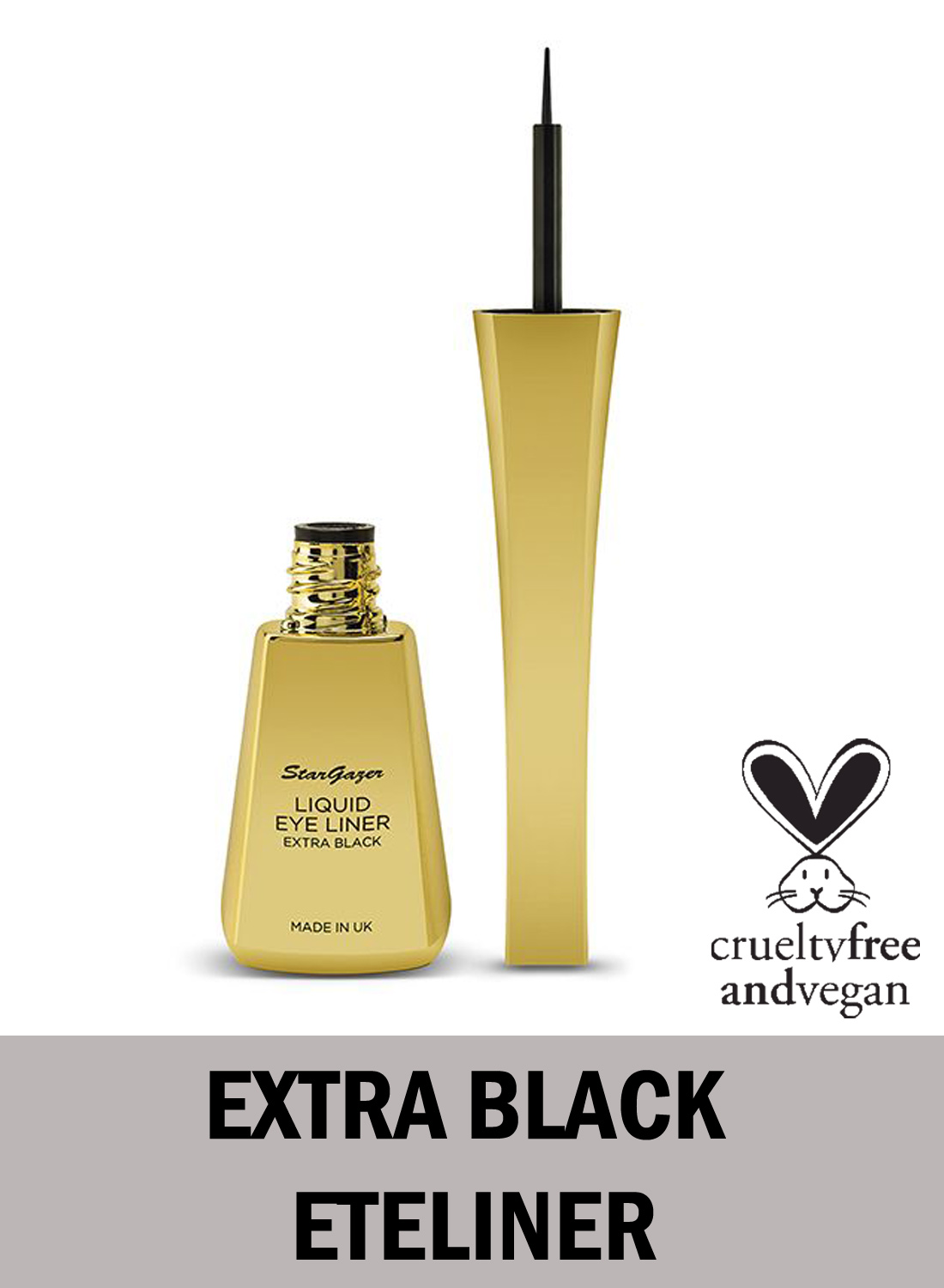 Stargazer Extra Black nestemäinen silmänrajauskynä