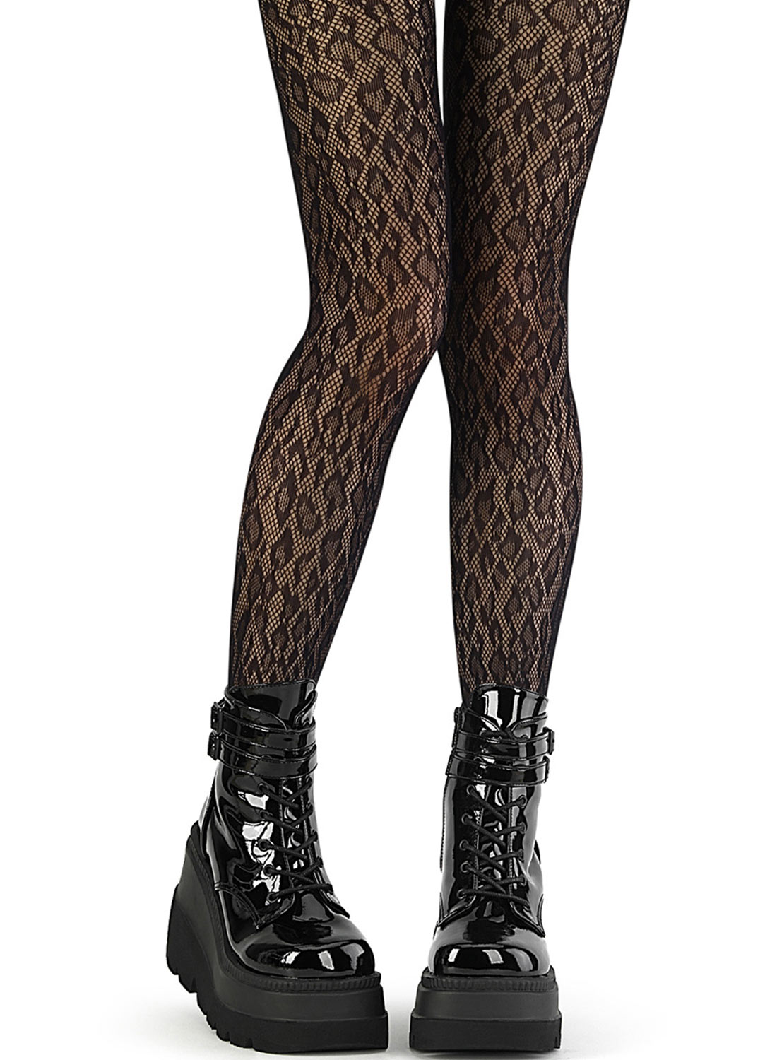 Leo Spots -verkkosukkahousut