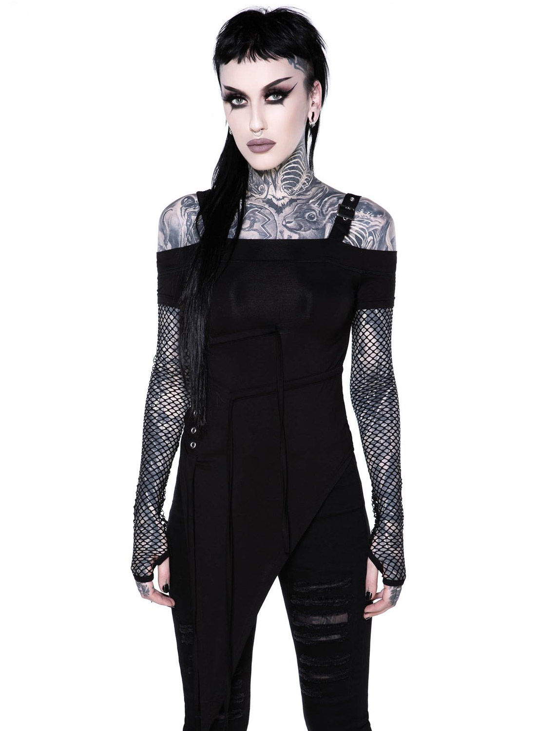 Hole Heartly Bardot -toppi