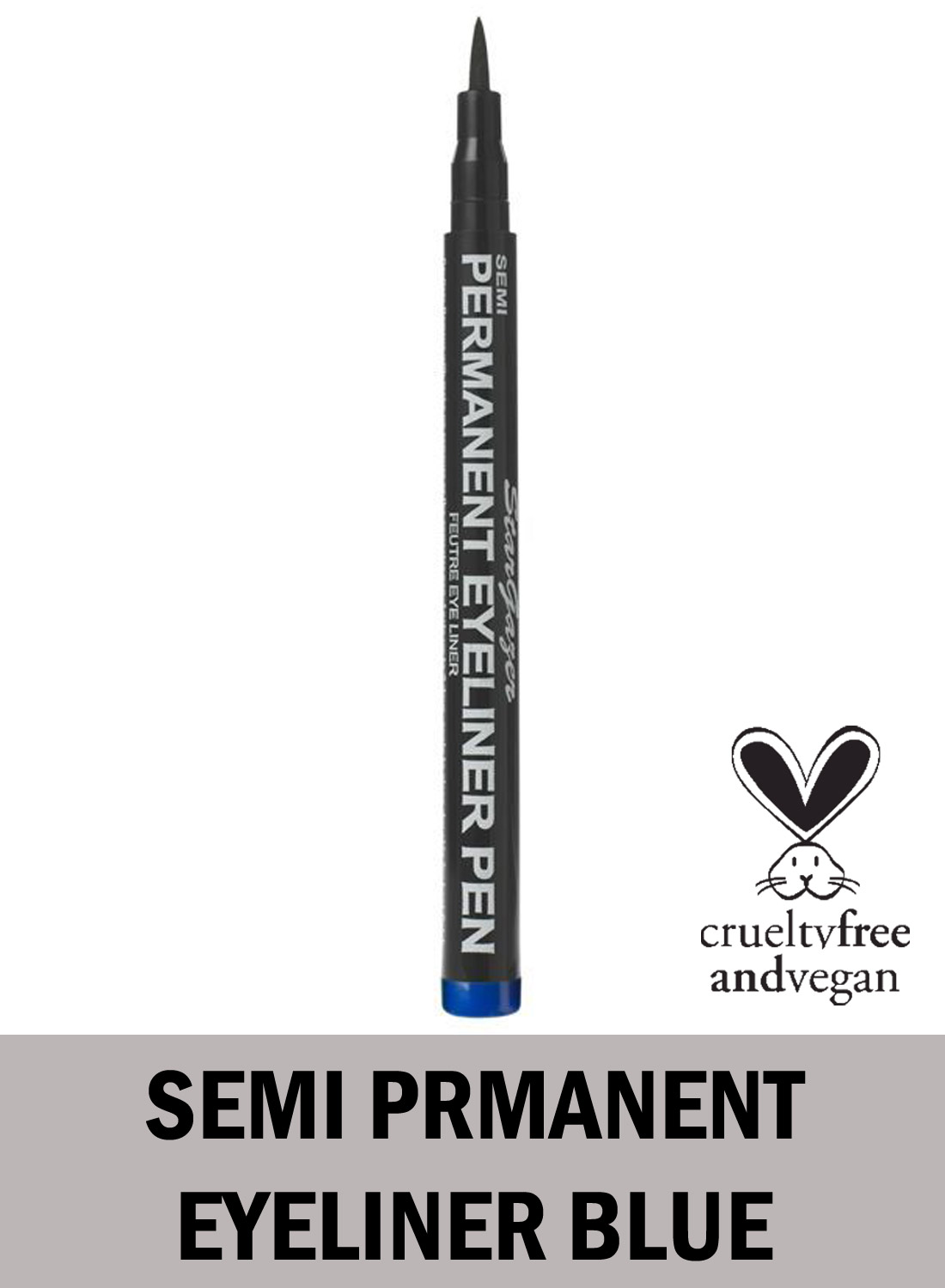 Puolipysyvä eyeliner sininen