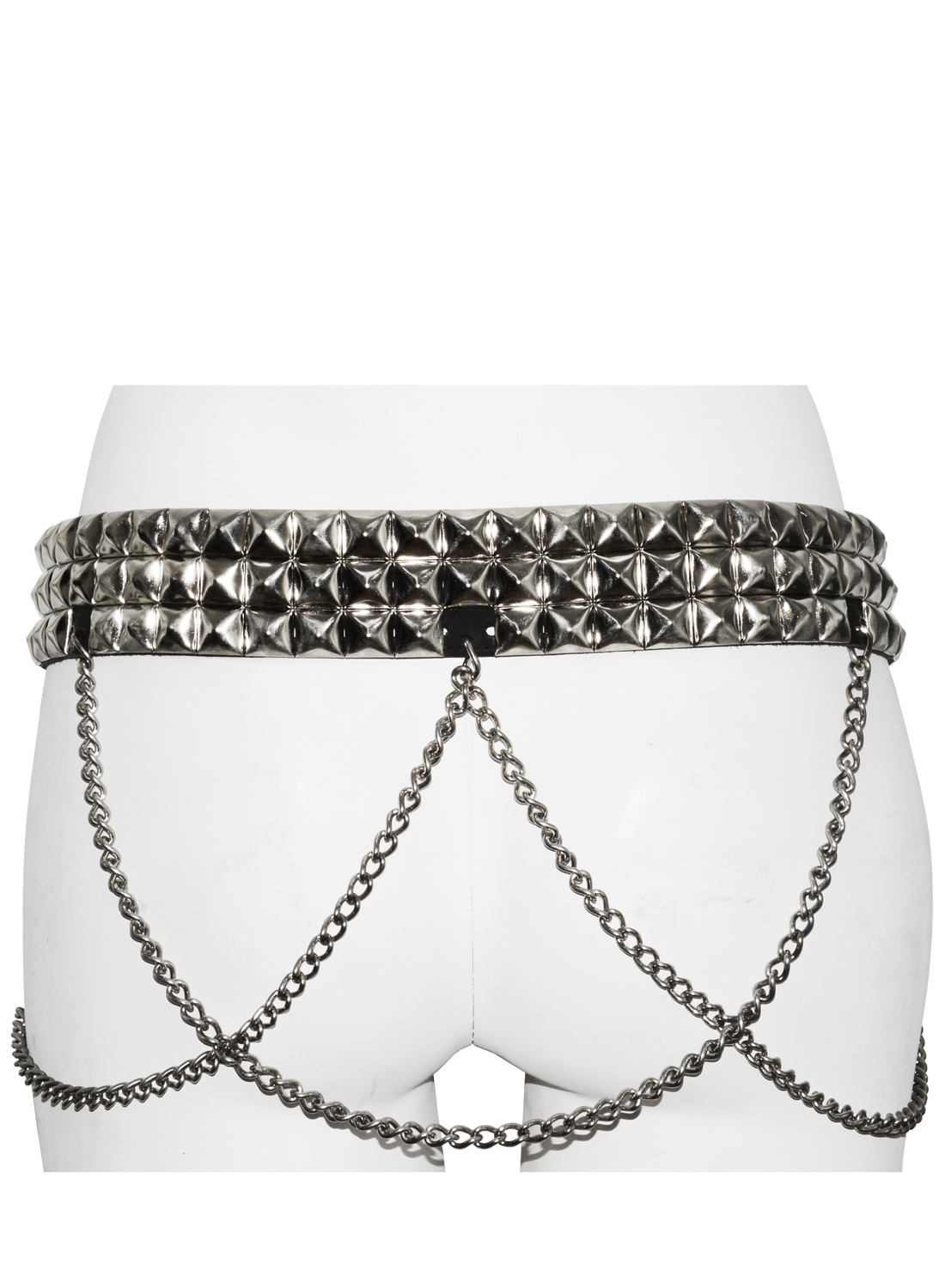 3-rivinen pyramidi-nastavyö+ketju