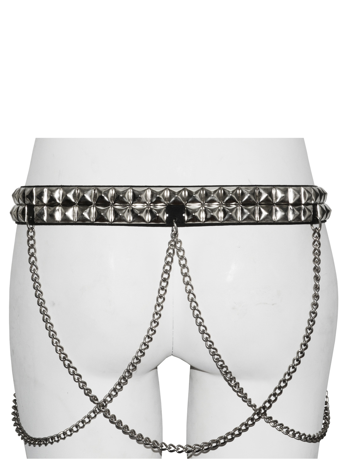 2-rivinen pyramidikiinnitysvyö+ketju