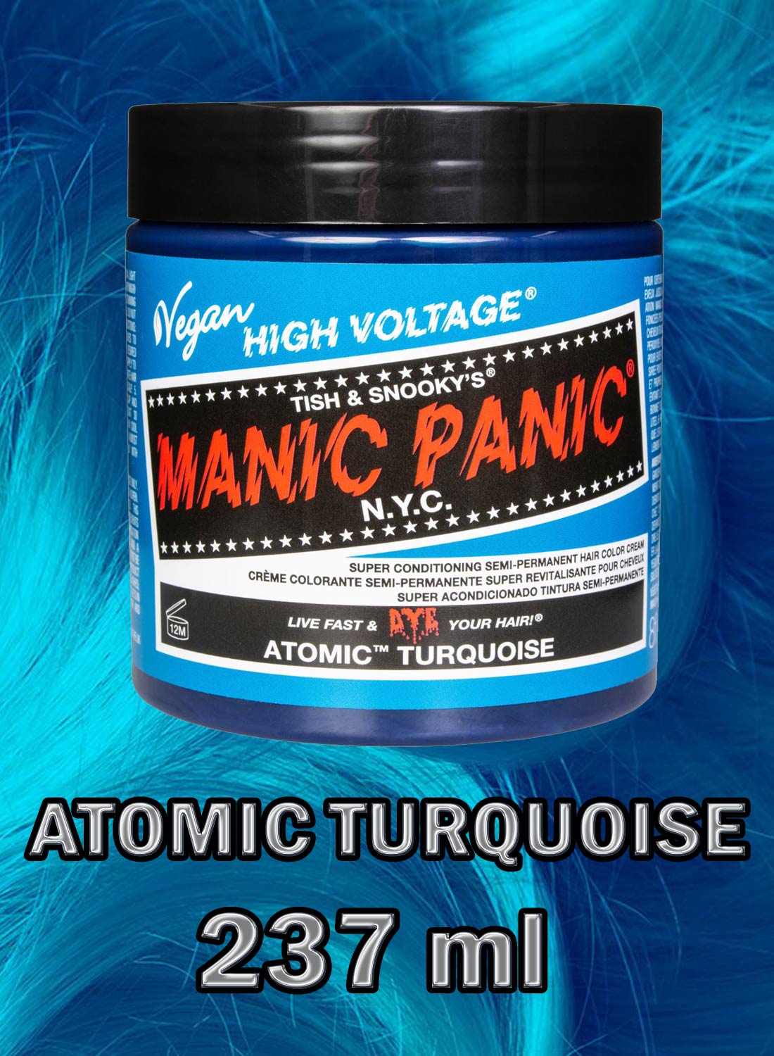 237 ml Classic Atomic Turquoise