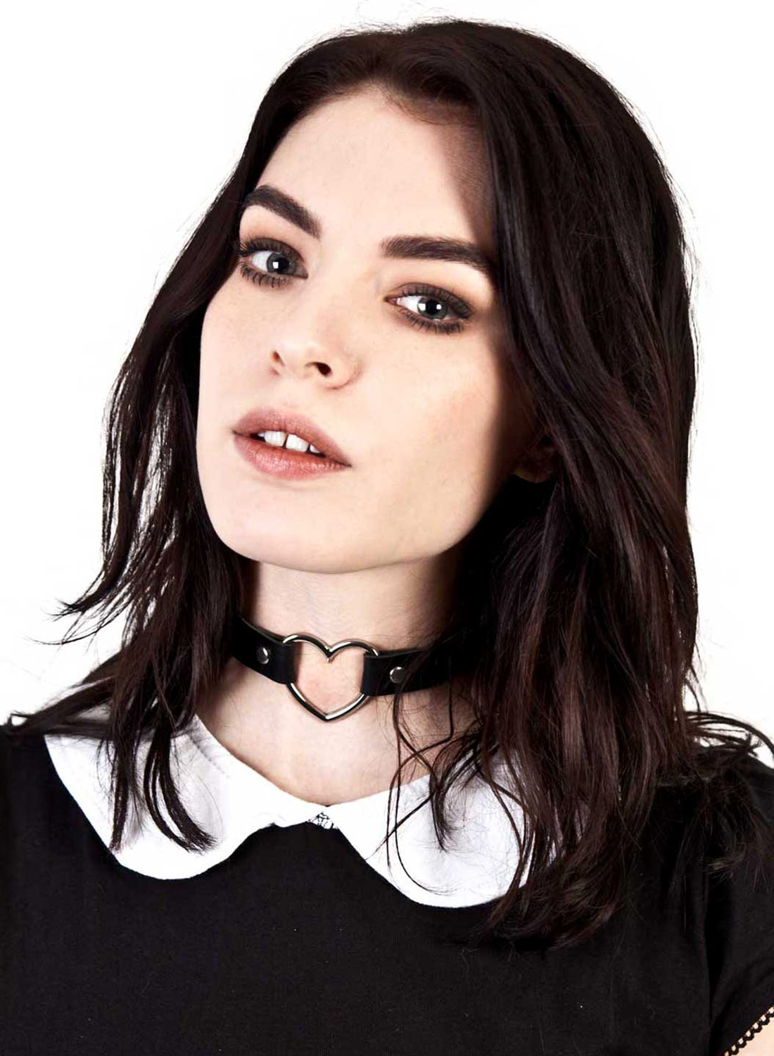 Sydän Vegaaninen Kaulapanta Musta