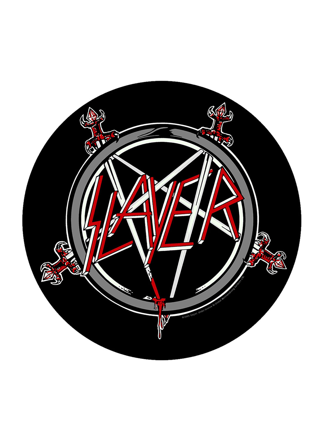 Slayer Pentagram -selkämerkki