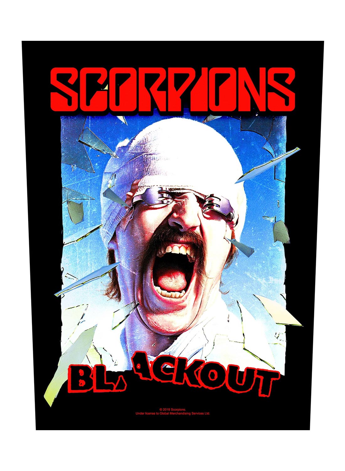 Scorpions Blackout -selkämerkki