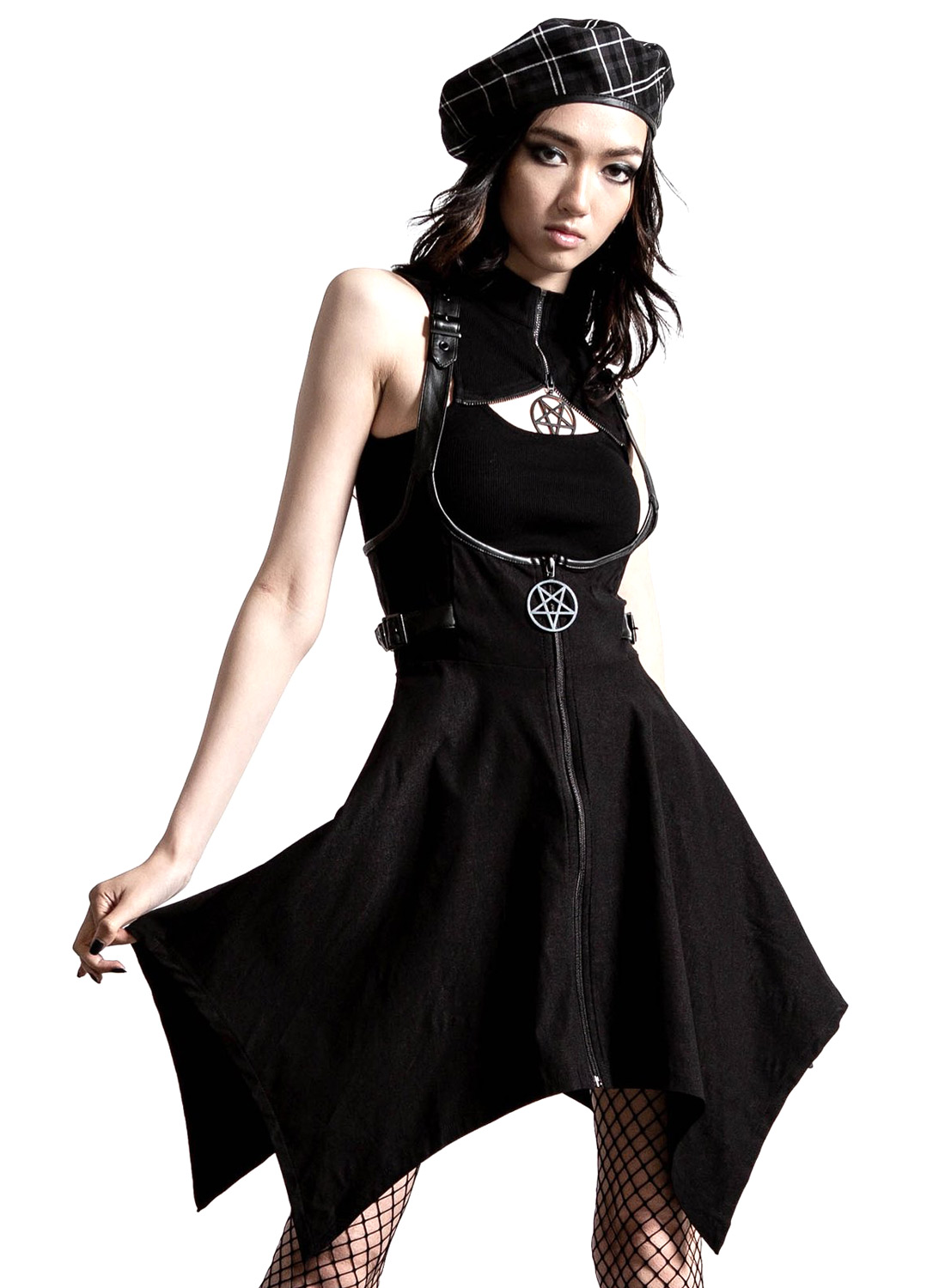 Hämmentynyt ja hämmentynyt sukkanauhahame