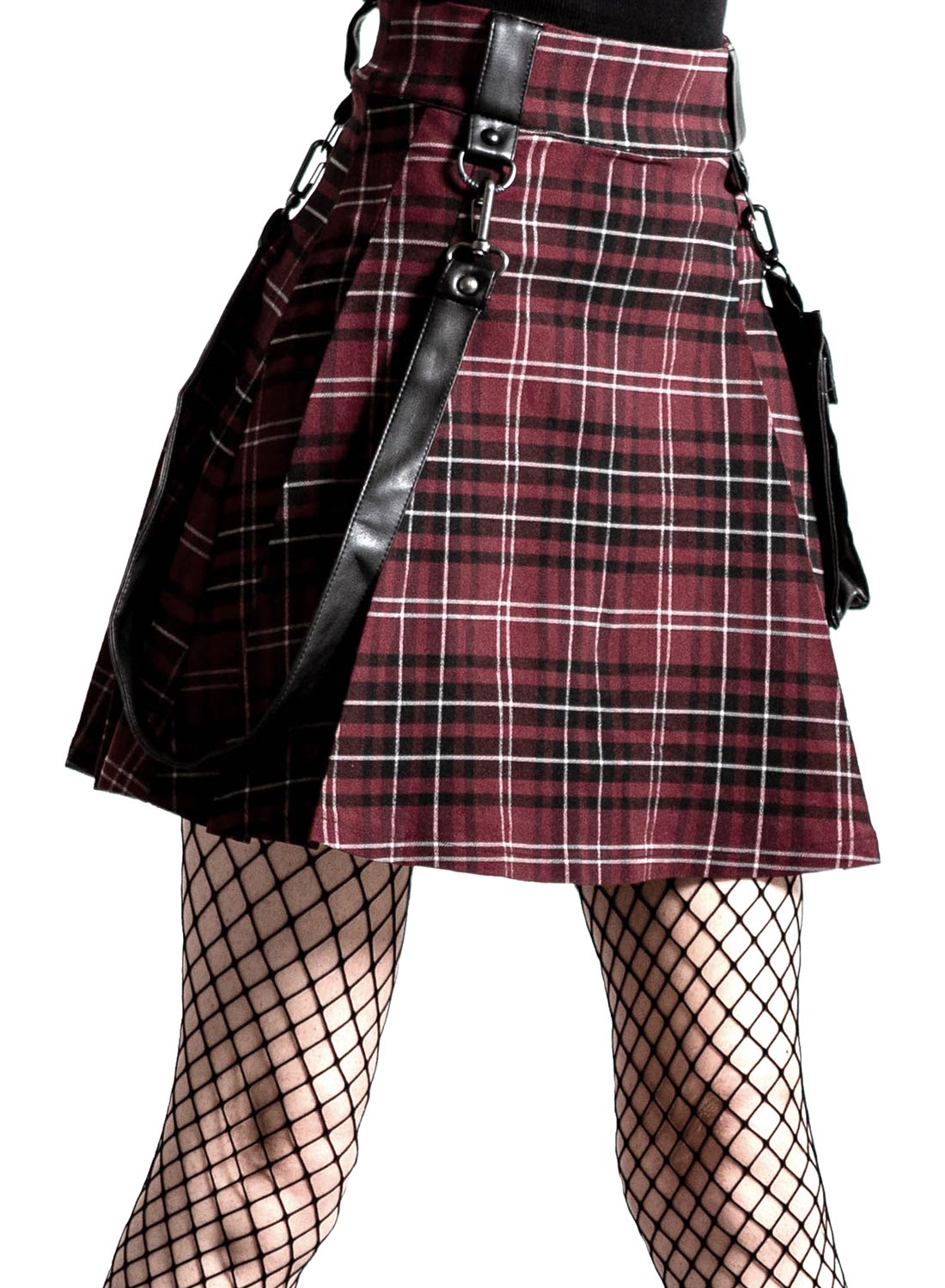 Gunner Pliseerattu Hame Punainen