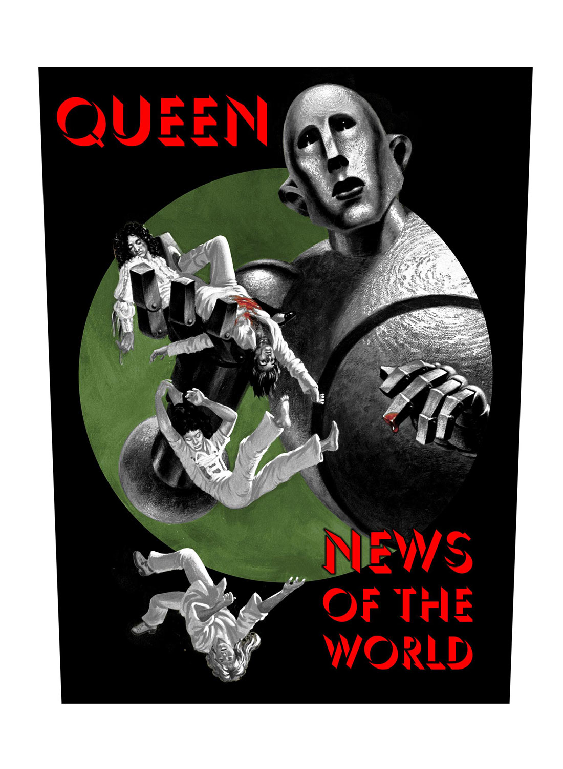 Queen News Of The World -selkämerkki