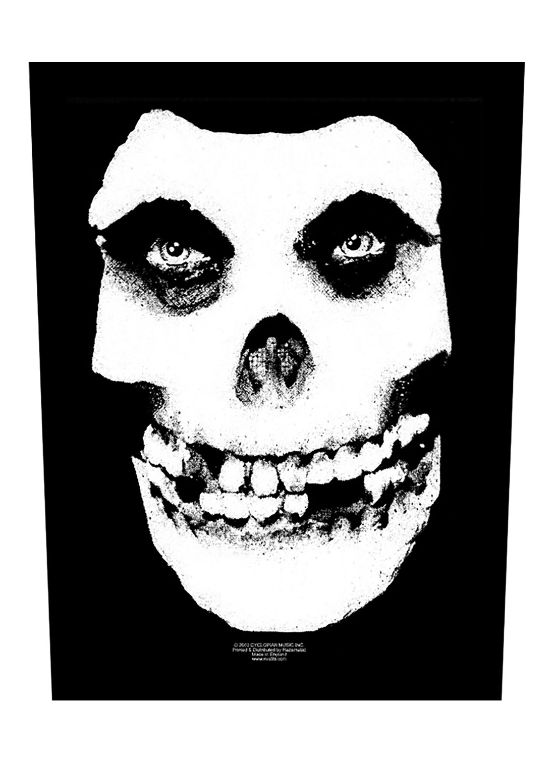 Misfits Face Skull -selkämerkki