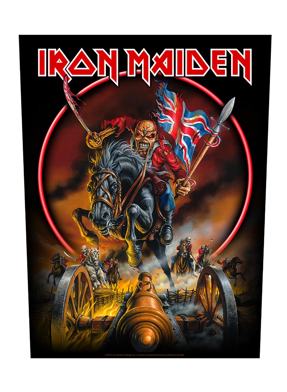 Iron Maiden Englandin selkämerkki