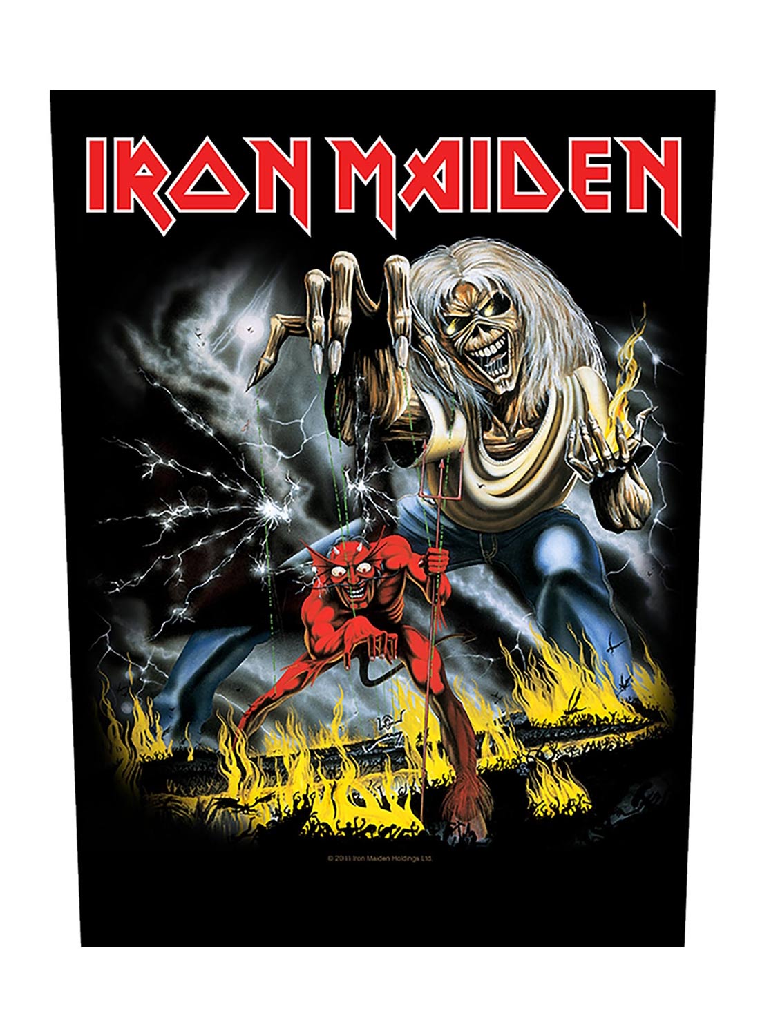 Iron Maidenin Number Of The Beast -selkämerkki