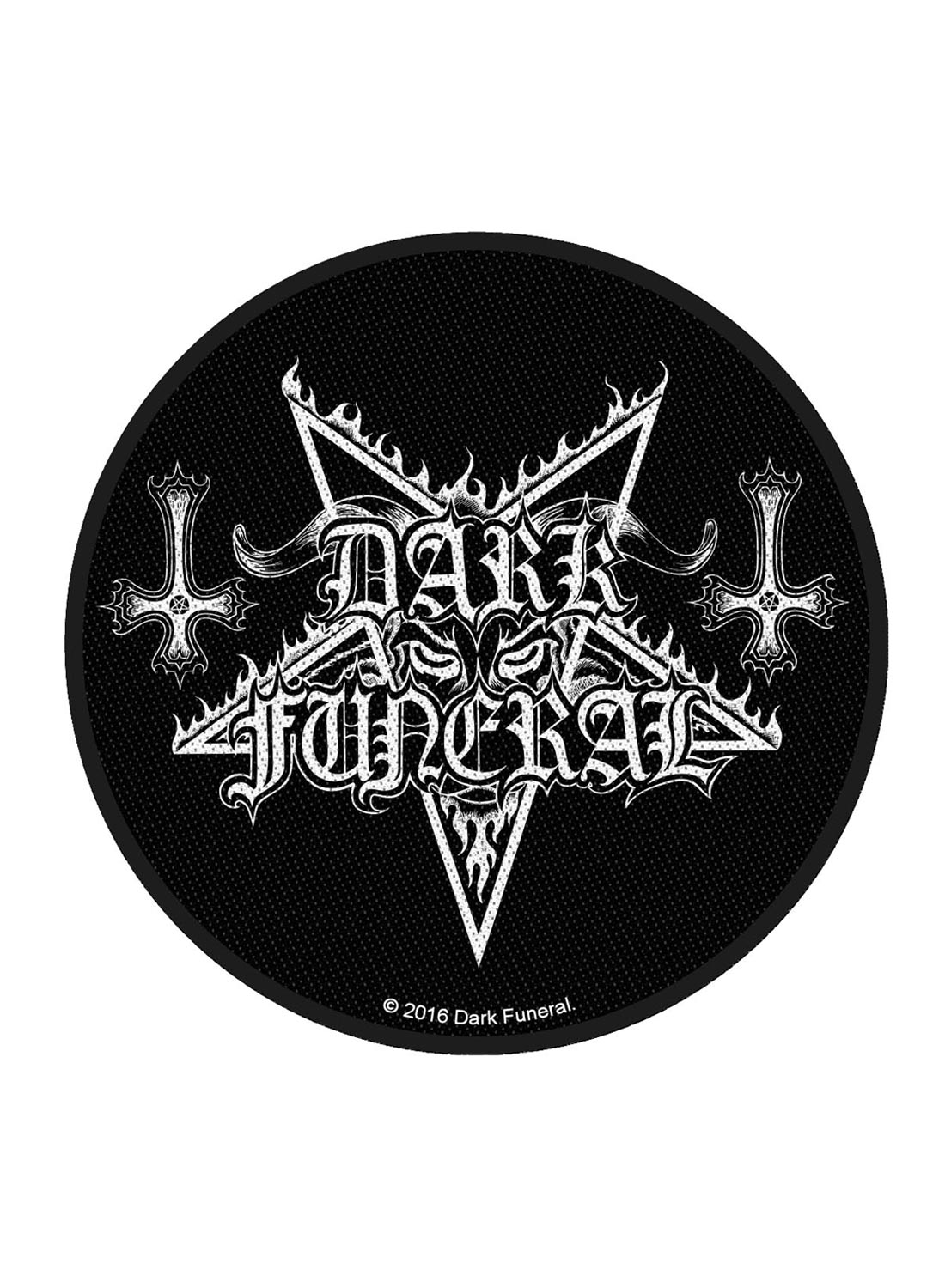 Dark Funeral -pyöreä logo