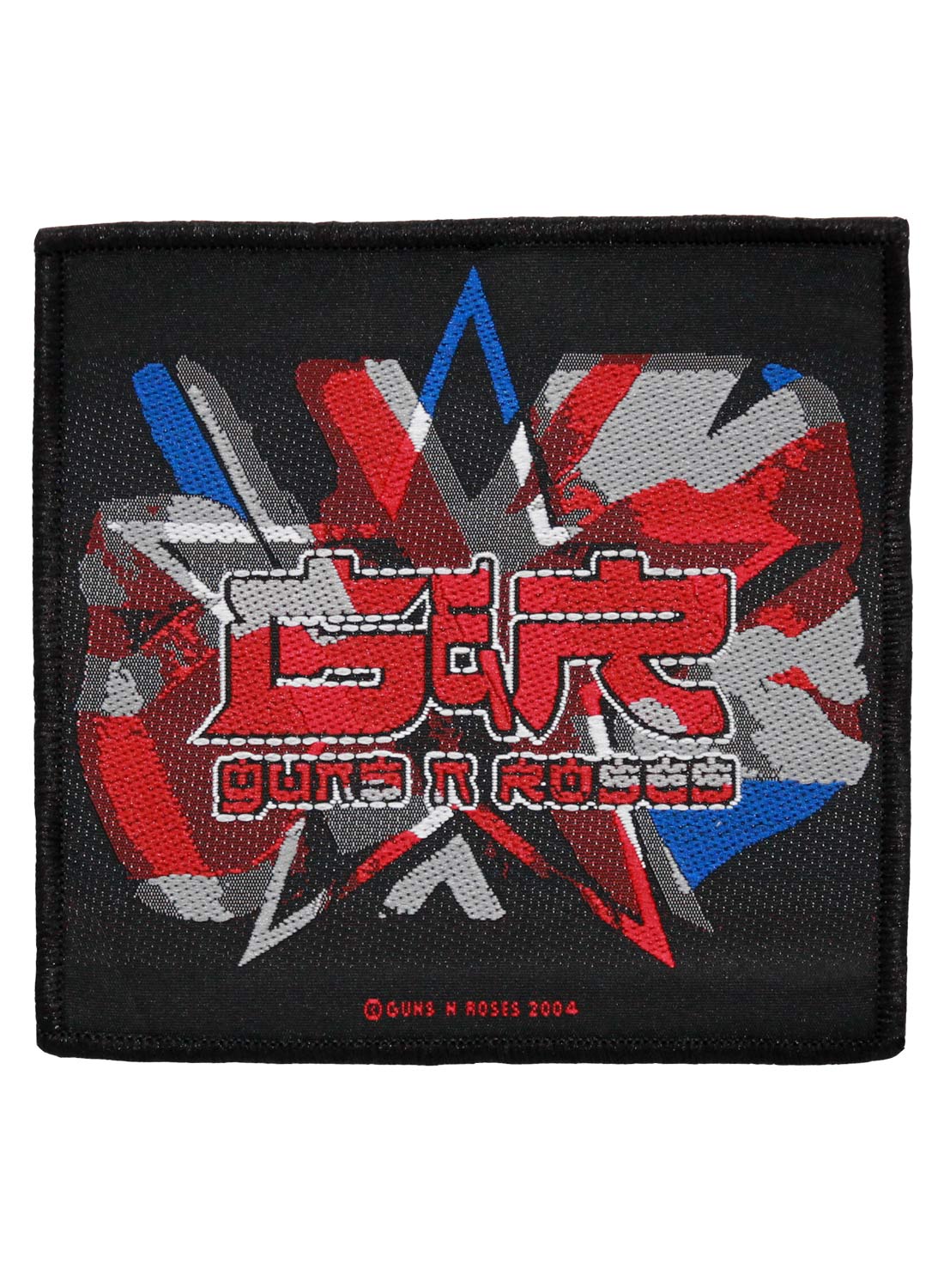 Guns 'N' Roses Union Jack -kangasmerkki