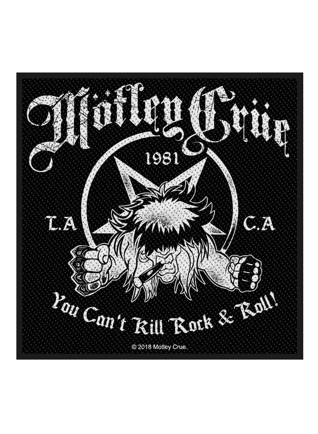 Mötley Crue Et voi tappaa Rock n' Roll Patch