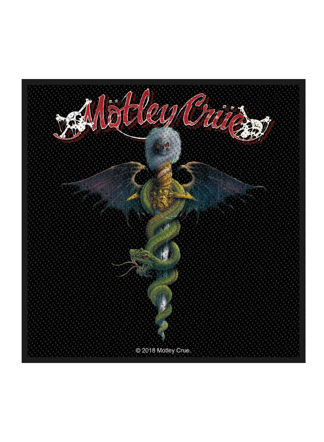 Mötley Crue Dr Feelgood -patch