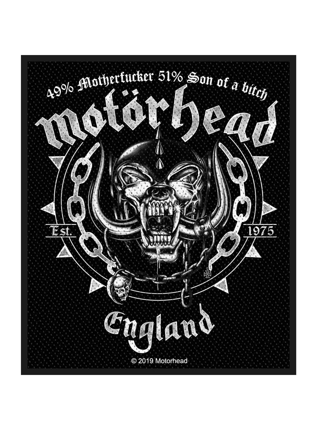 Motörhead-pallo- ja ketjumerkki