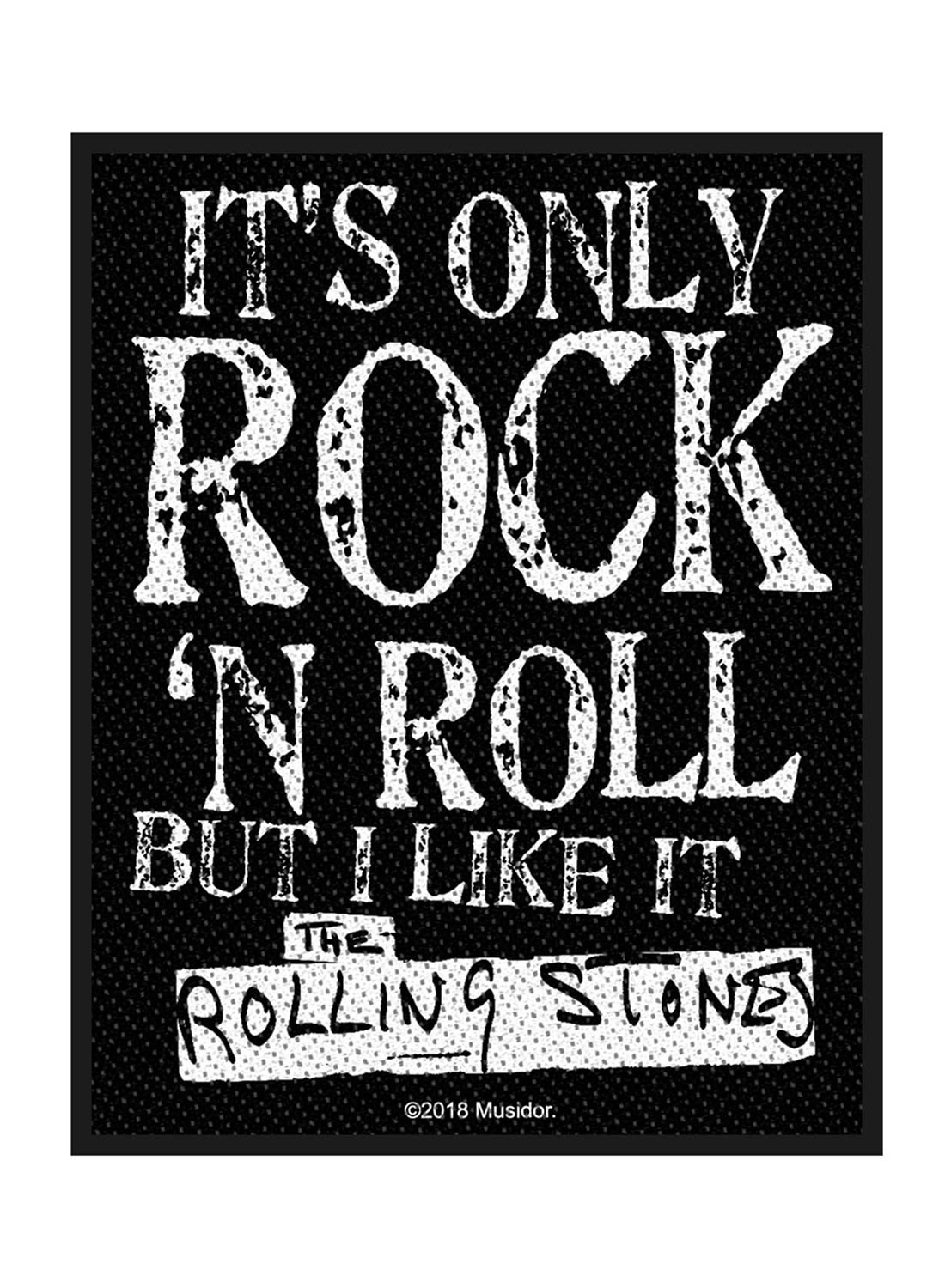 Rolling Stonesin "It's Only Rock N' Roll" -patch