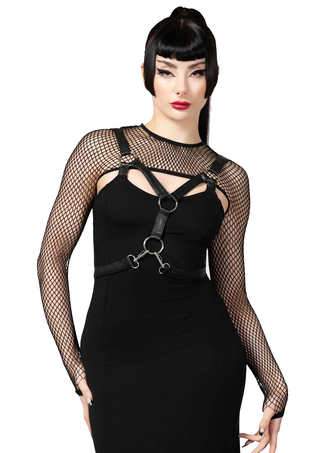 Bite Me -verkkosukkabolerotoppi.