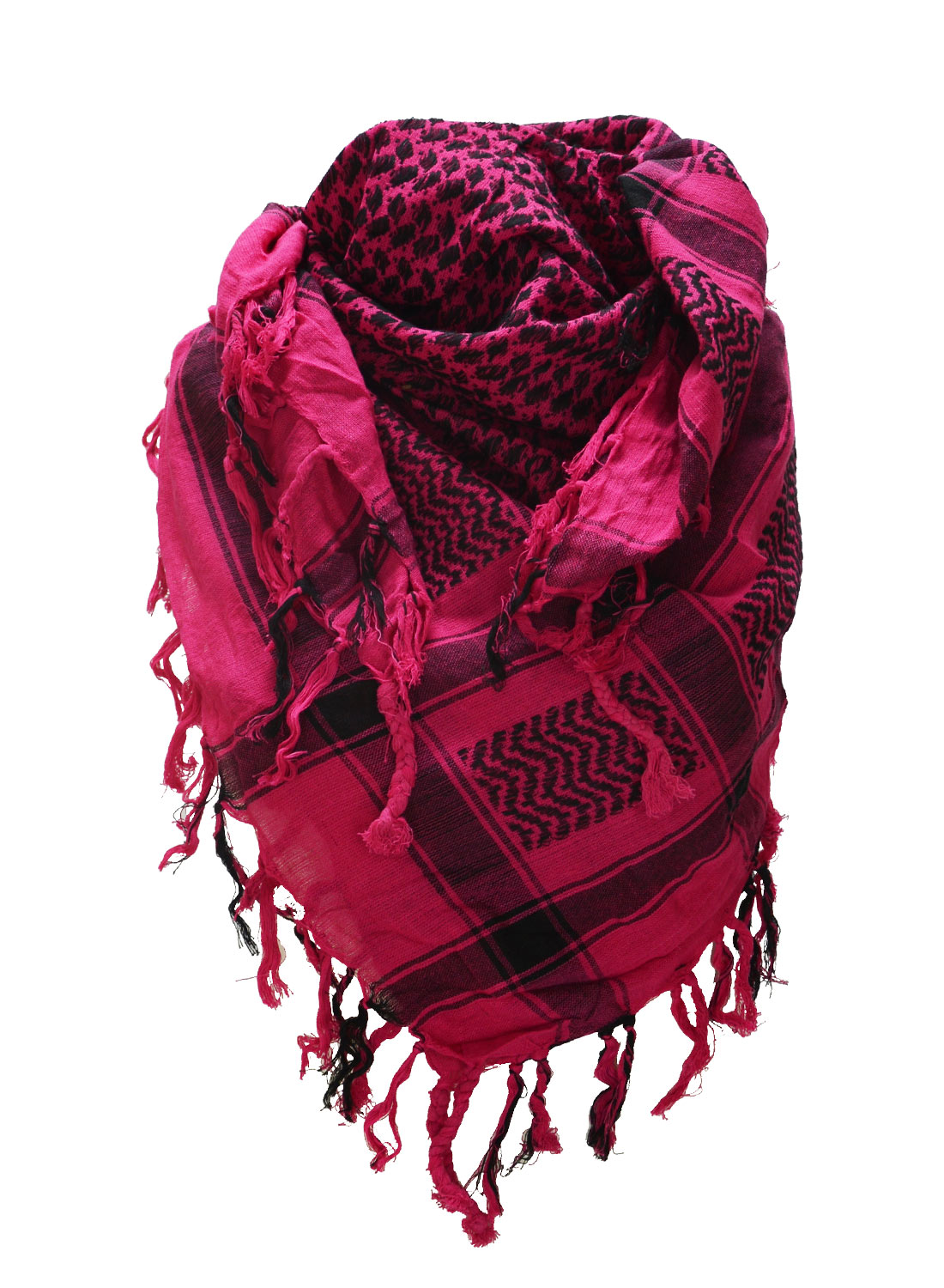 Keffiyeh Fuksia ja musta