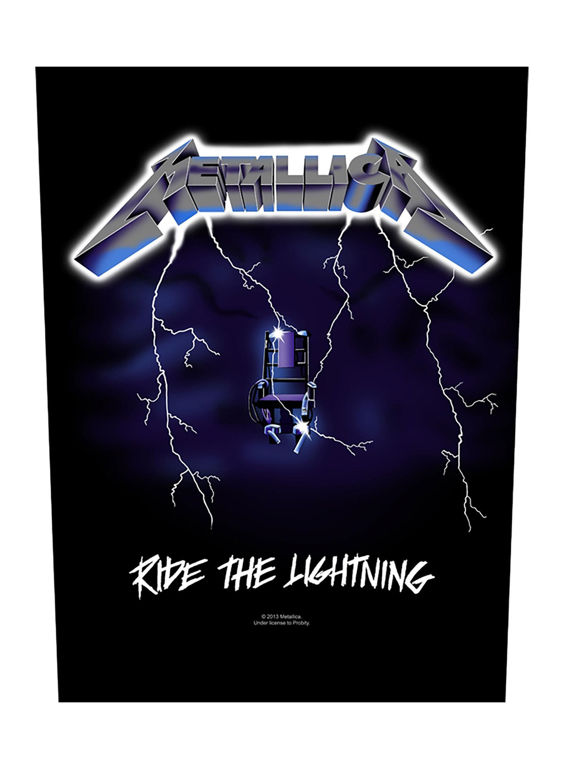 Metallica Ride The Lightning -selkämerkki