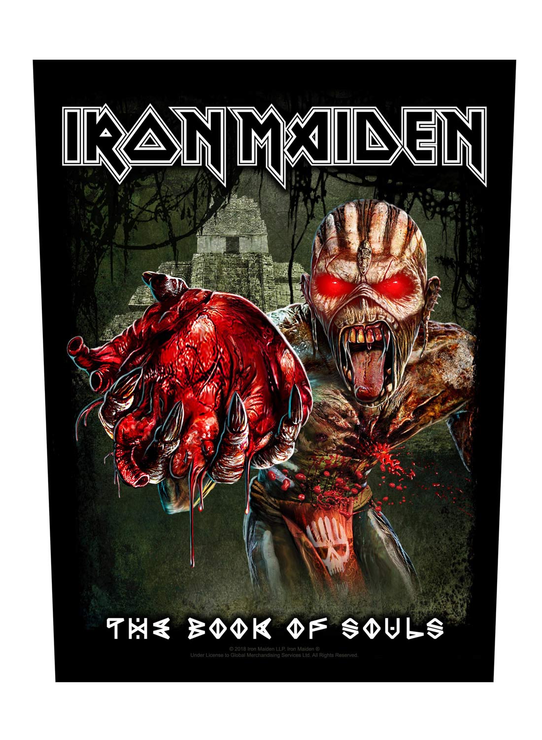 Iron Maiden Eddien sydän -selkämerkki