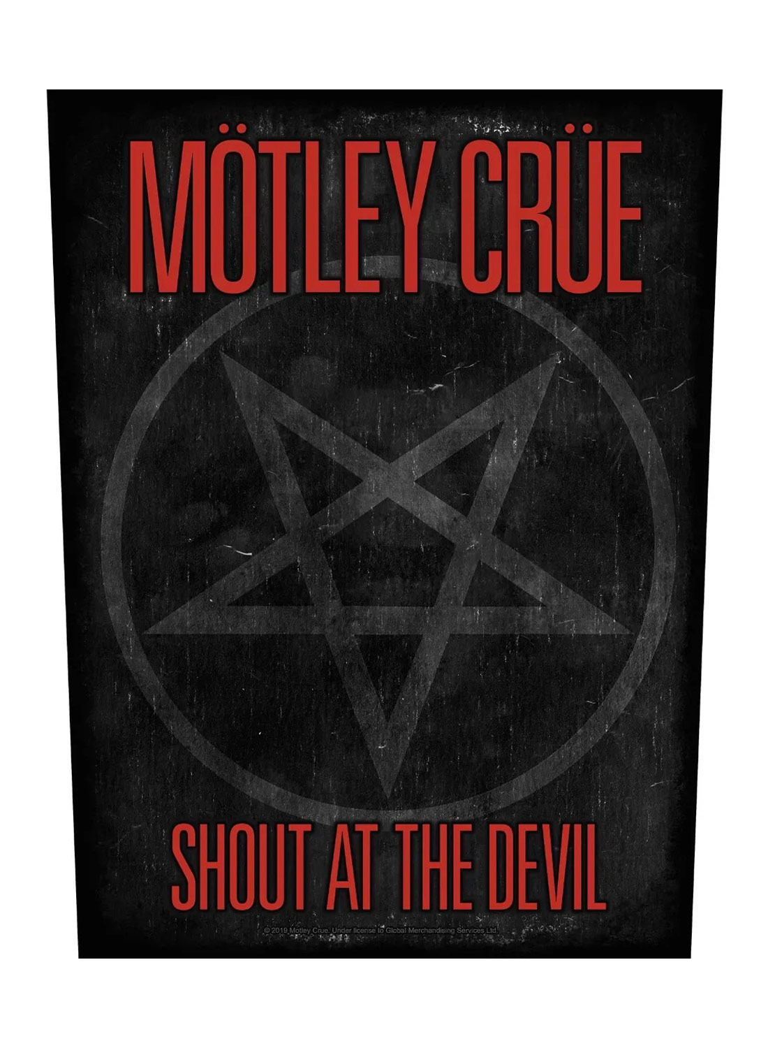 Mötley Crue Shout At The Devil -selkämerkki