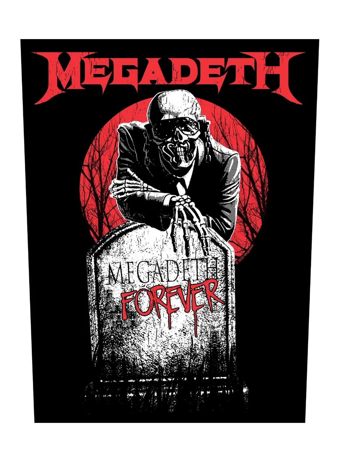 Megadeth Tombstone -selkämerkki