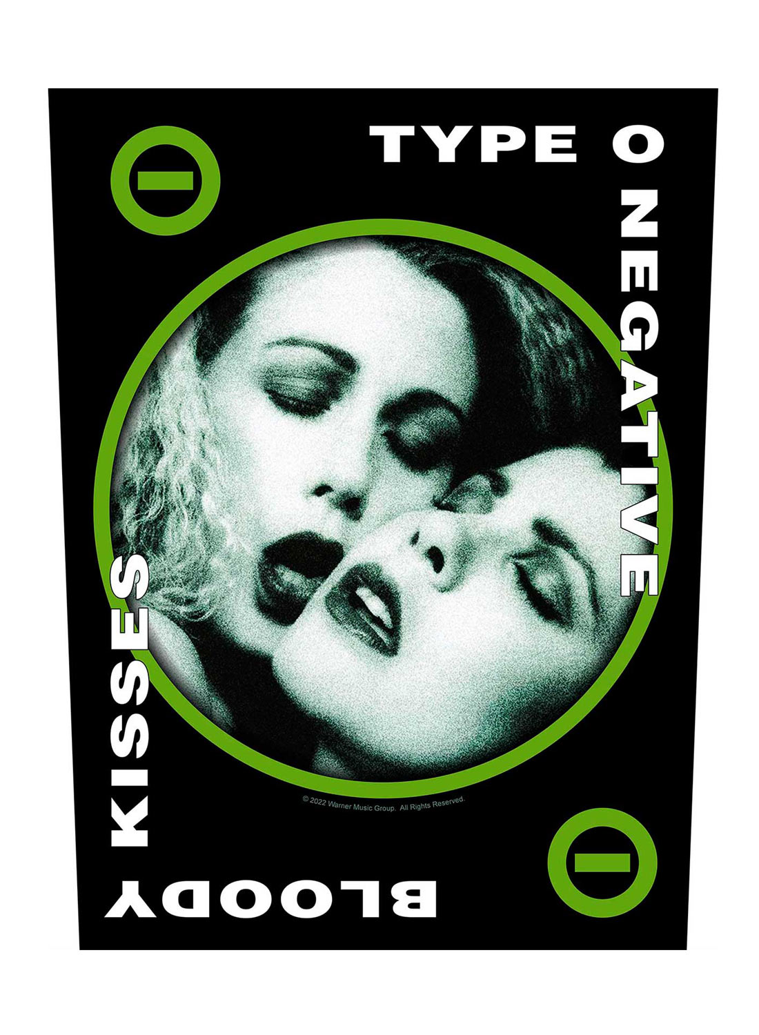 Tyypin O Negative Bloody Kisses -selkämerkki