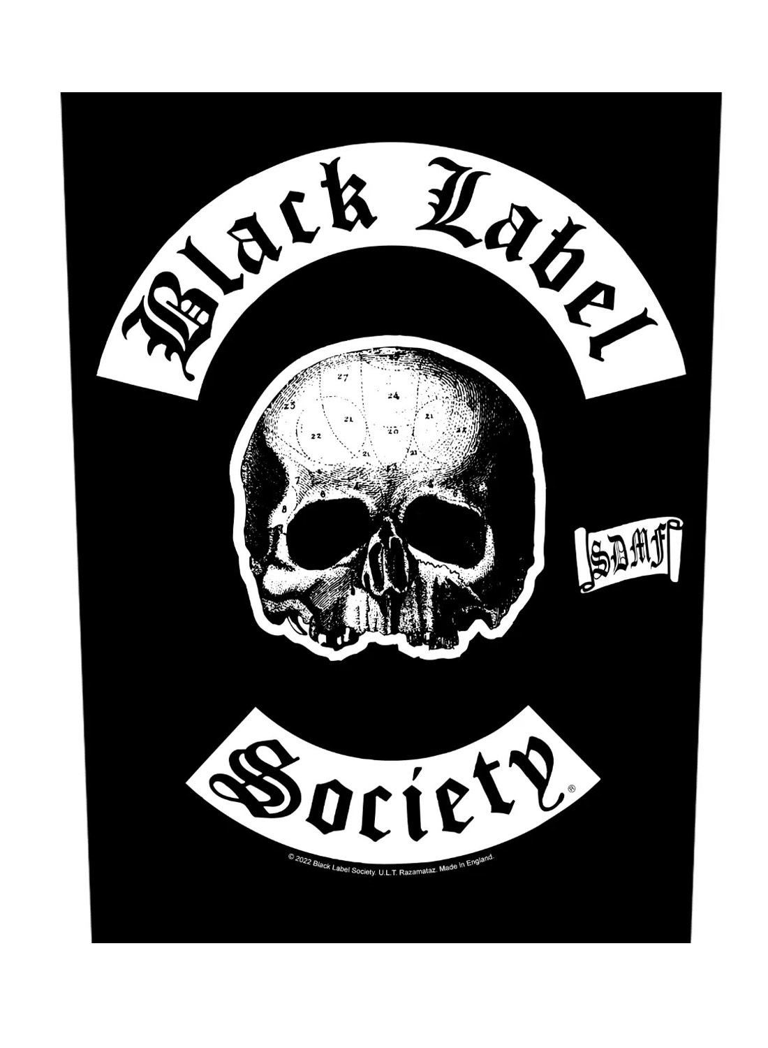 Black Label Societyn SDMF-selkämerkki
