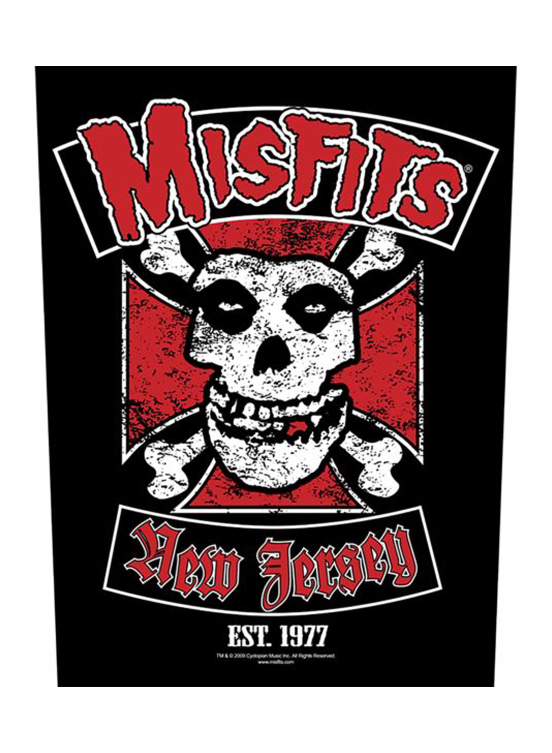 Misfits Biker -selkämerkki