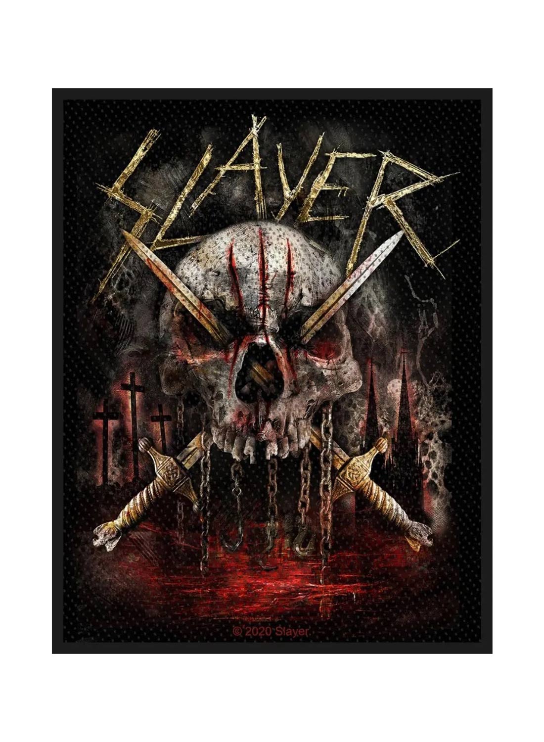 Slayer Skull And Swords -merkki