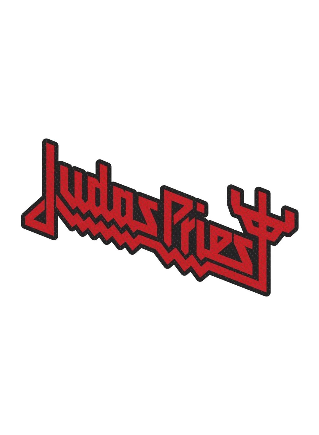 Judas Priest -logon irrotettava merkki