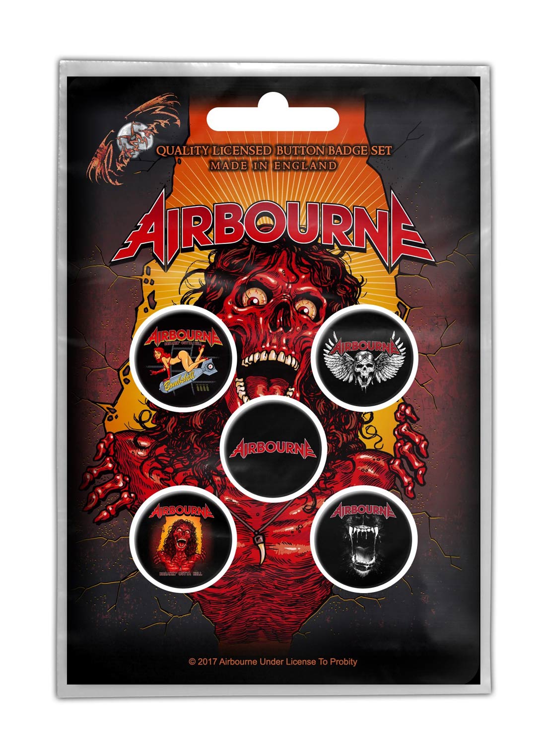 Airbourne Breakin' Outta Hell -merkkipakkaus