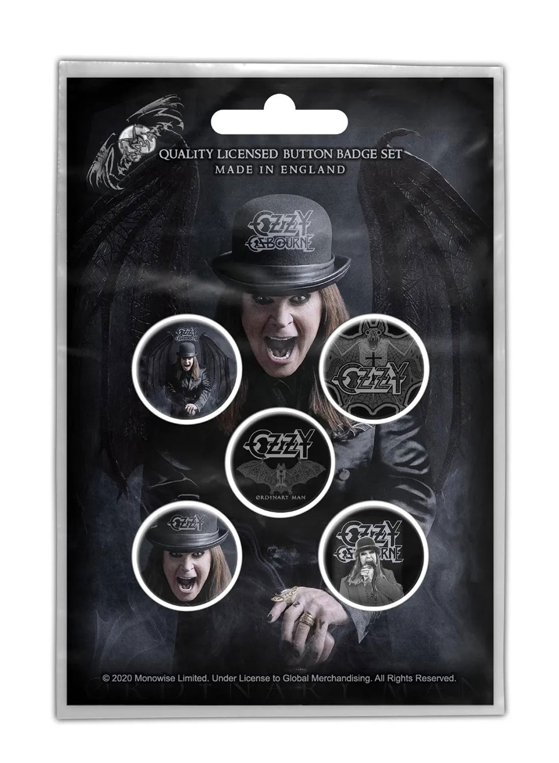 Ozzy Osbournen Ordinary Man -merkkipakkaus