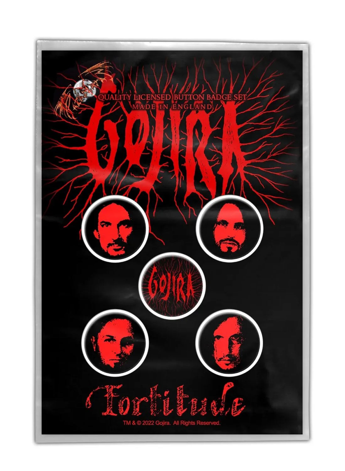 Gojiran Fortitude-merkkipakkaus